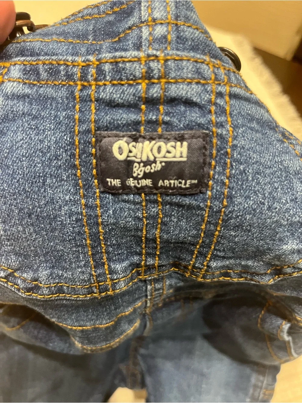 OshKosh B'gosh Classic Dark Blue Denim Overalls for Kids